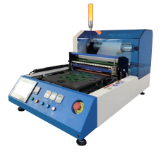 Semi-automatic substrate tape mounting equipment for dicing